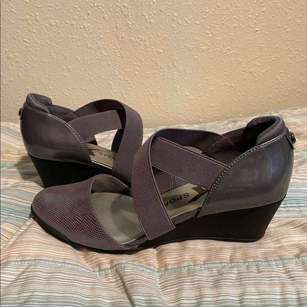 Anne Klein Sport Grey Wedge